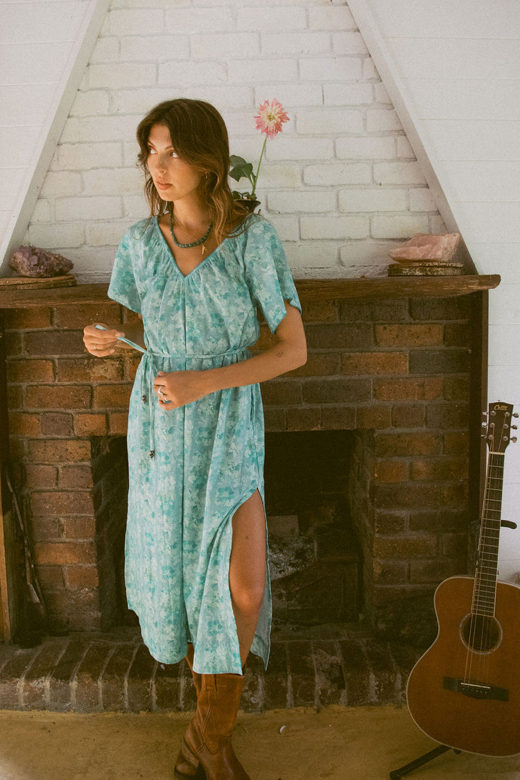 Isla Maxi Dress  - Azure