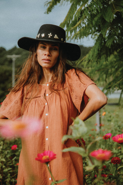 Juniper Smock Dress - Spice