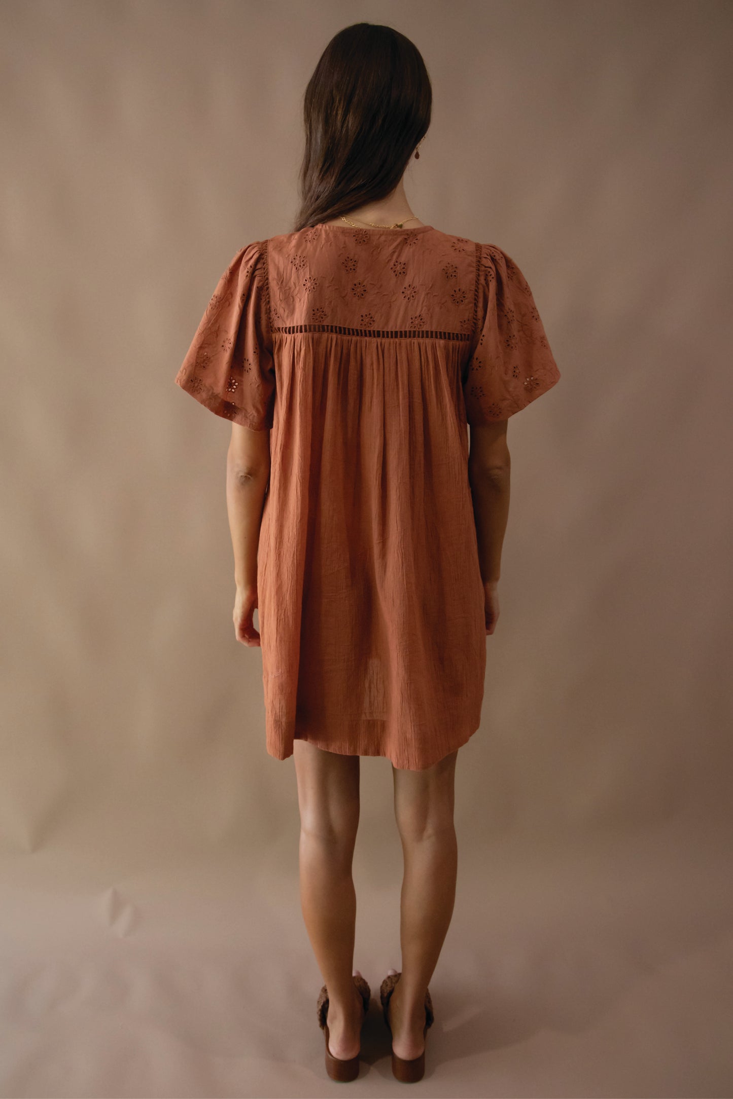 Juniper Smock Dress - Spice