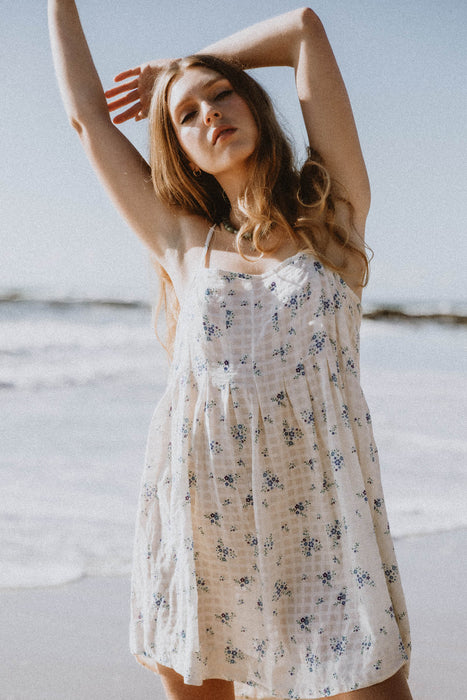 Juni Strappy Dress - Lapis
