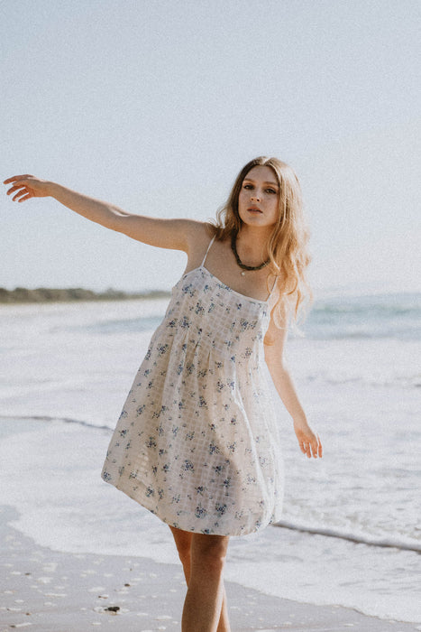 Juni Strappy Dress - Lapis