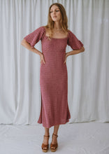 Load image into Gallery viewer, Posy Crochet Maxi Dress - Dusty Rose
