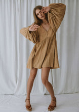Load image into Gallery viewer, Camille Double Cloth Mini Dress - Spice
