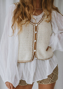 Camille Gauze Blouse
