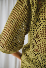 Load image into Gallery viewer, Maggie Crochet Shirt- Olive
