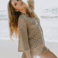 Maggie Crochet Shorts - Fawn