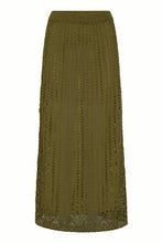 Load image into Gallery viewer, Maggie Crochet Skirt- Olive
