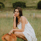 Chloe Mini Dress - Pearl