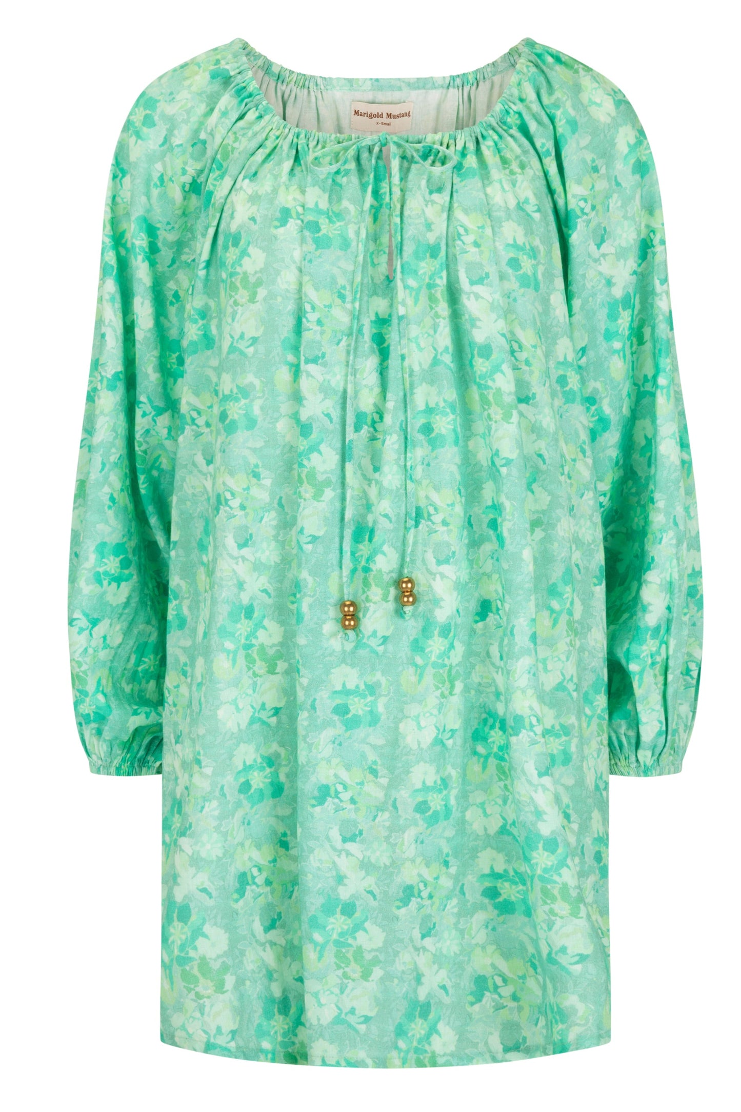 Isla Smock Dress - Azure