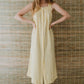 Meadow Midi Dress - Lemon
