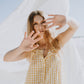 Meadow Midi Dress - Lemon