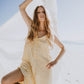 Meadow Midi Dress - Lemon