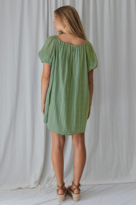 Penny Smock Dress - Sage