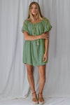 Penny Smock Dress - Sage
