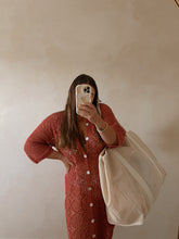 Load image into Gallery viewer, Nellie Crochet Midi Dress - Rose
