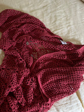 Load image into Gallery viewer, Nellie Crochet Midi Dress - Rose
