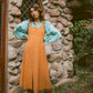Remi Midi Dress  - Cinnamon