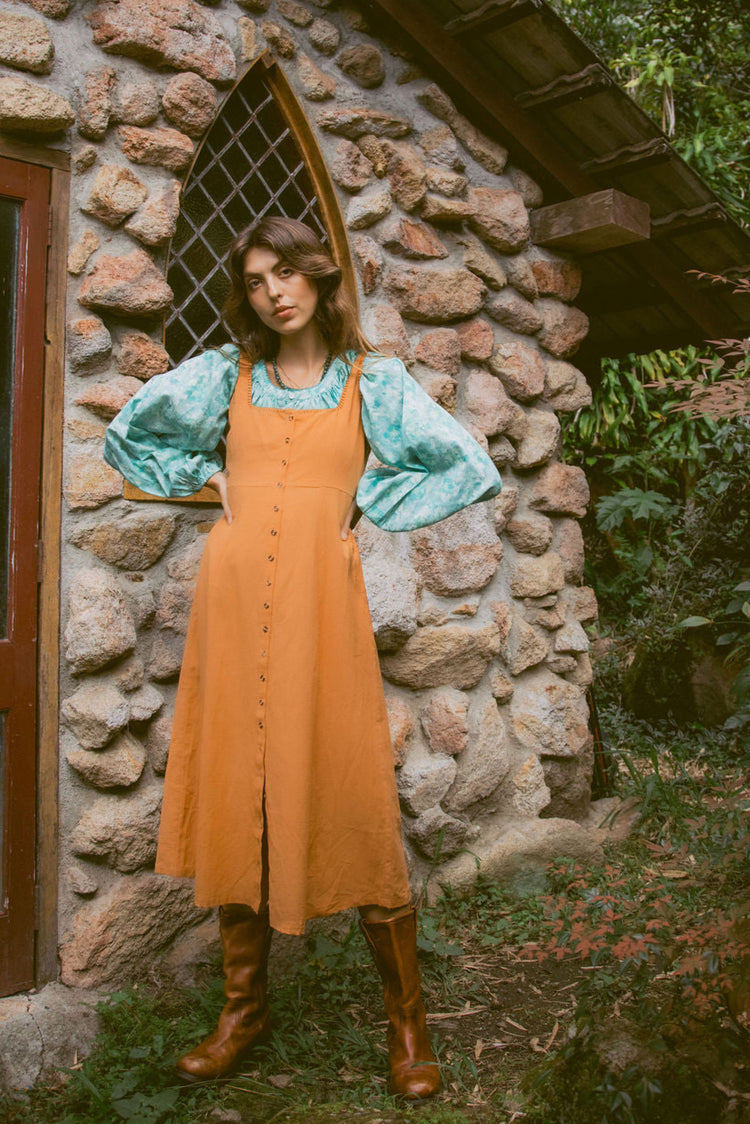 Remi Midi Dress  - Cinnamon