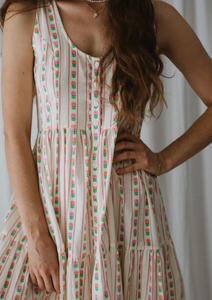 Delilah Maxi Dress - Rose