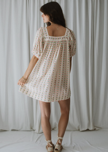 Delilah Stripe Mini Dress - Rose