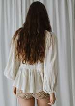 Load image into Gallery viewer, Hazel Stripe Blouse - Fawn
