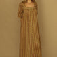 Delilah Smock Midi Dress - Walnut