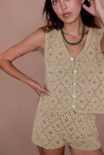 Load image into Gallery viewer, Margot Crochet Vest - Sand
