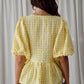 Meadow Blouse - Lemon