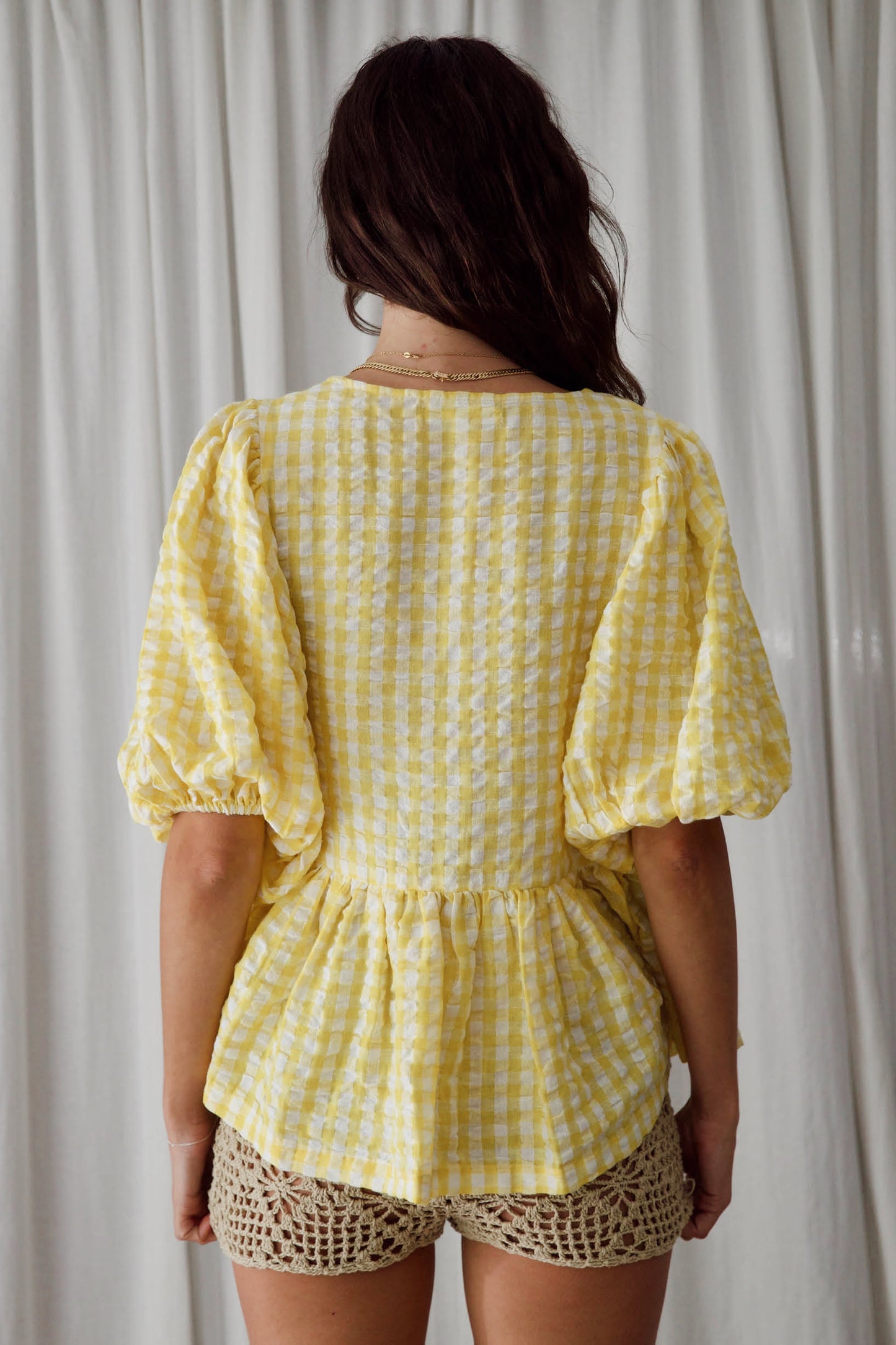 Meadow Blouse - Lemon
