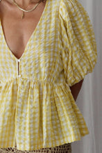 Load image into Gallery viewer, Meadow Blouse - Lemon
