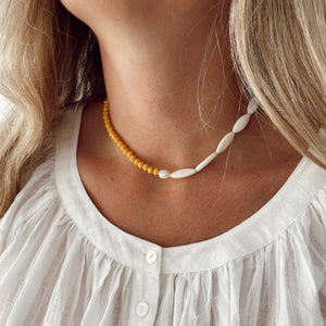 Marigold Necklace - Sun & Shell