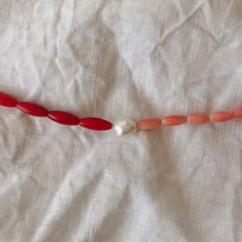 Load image into Gallery viewer, Marigold Necklace - Cherry &amp; Coral

