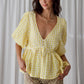 Meadow Blouse - Lemon