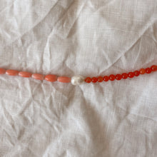 Load image into Gallery viewer, Marigold Necklace - Coral &amp; Tangerine
