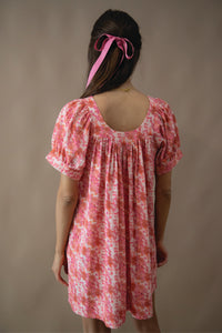 Jenny Smock Dress - Rosy