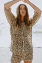 Load image into Gallery viewer, Maggie Crochet Shirt - Fawn
