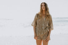 Load image into Gallery viewer, Maggie Crochet Shirt - Fawn
