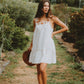 Chloe Mini Dress - Pearl