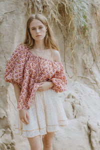 Penny Mini Skirt - Cream