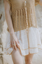 Load image into Gallery viewer, Penny Mini Skirt - Cream
