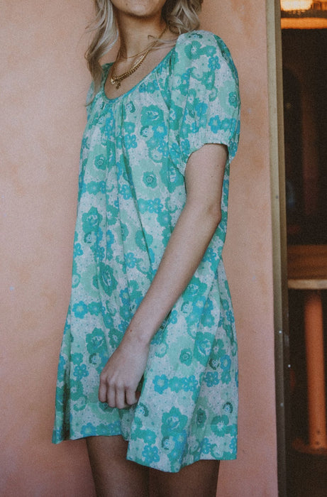 Lou Lou Smock Dress - Sapphire