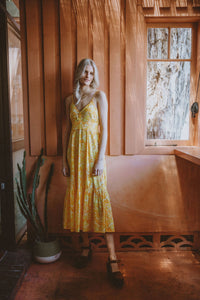 Lou Lou Strappy Dress - Golden