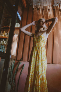 Lou Lou Strappy Dress - Golden