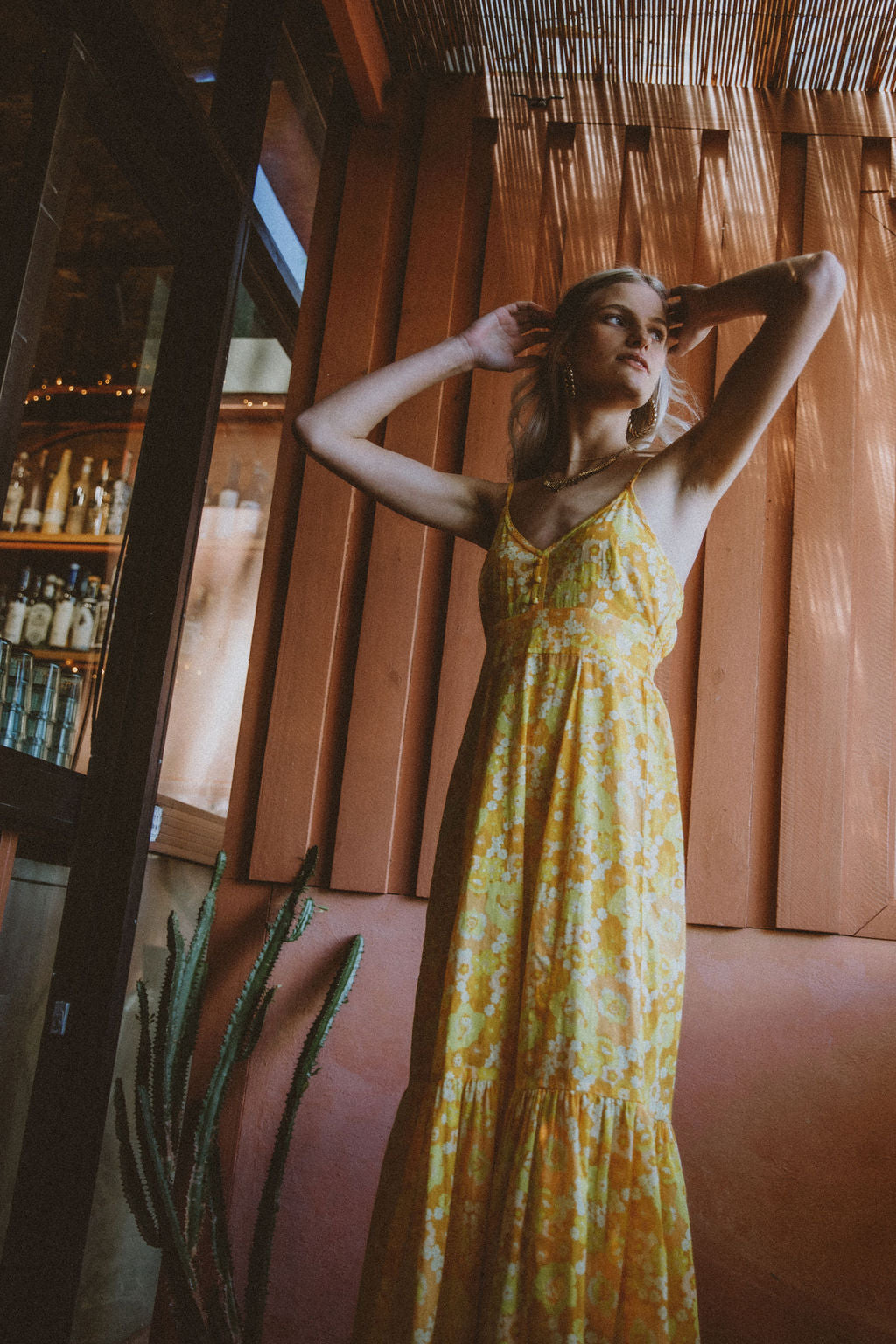 Lou Lou Strappy Dress - Golden