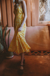 Lou Lou Strappy Dress - Golden
