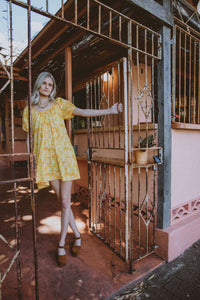 Lou Lou Smock Dress - Golden