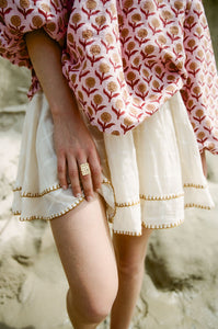 Penny Mini Skirt - Cream