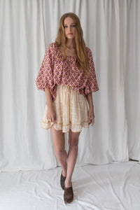 Penny Mini Skirt - Cream