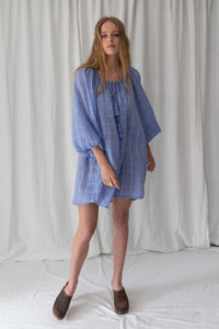 Penny Smock Dress - Powder Blue
