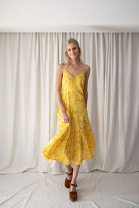 Lou Lou Strappy Dress - Golden